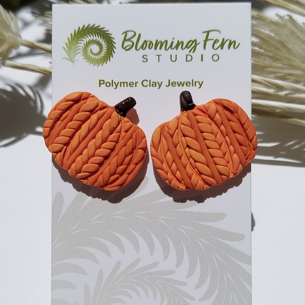 COPY - Pumpkin  Stud Earrings